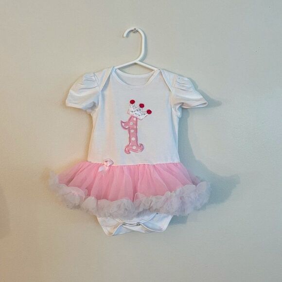 Outfit Romper Jumpsuit 1st Birthday Party Dress - Picture 1 of 4